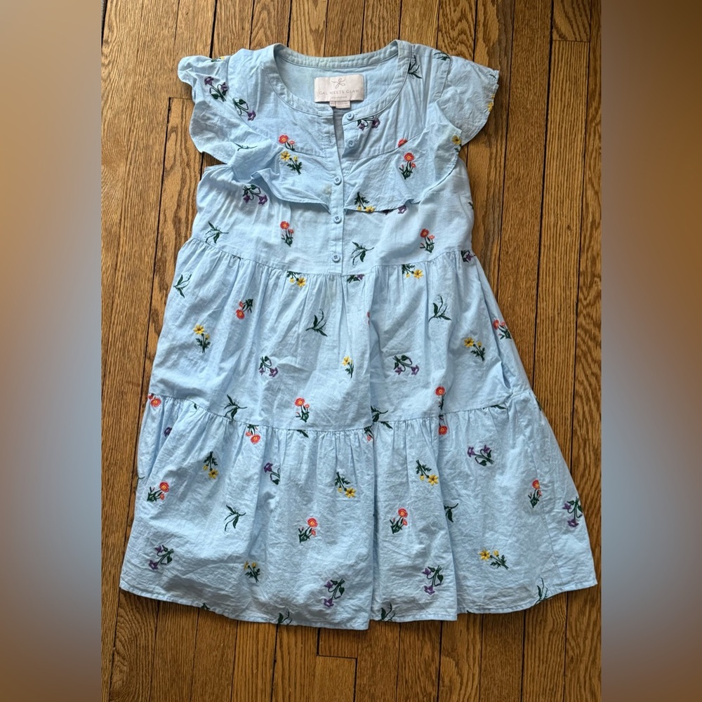 Gal Meets Glam Rosalie Dress in Lake Bliss - Size 0
